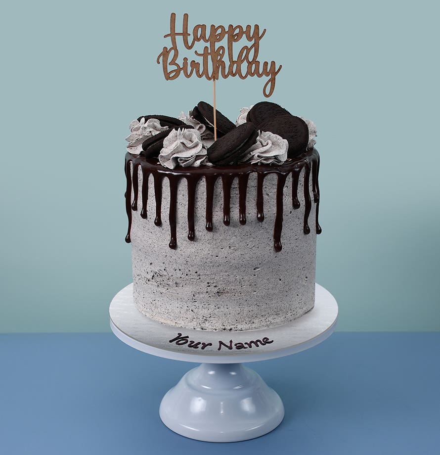 Oreo Cookie Chocolate Drip Tall Cake