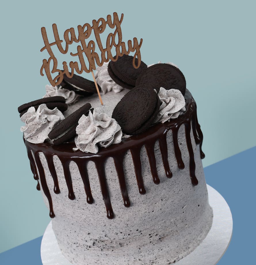 Oreo Cookie Chocolate Drip Tall Cake