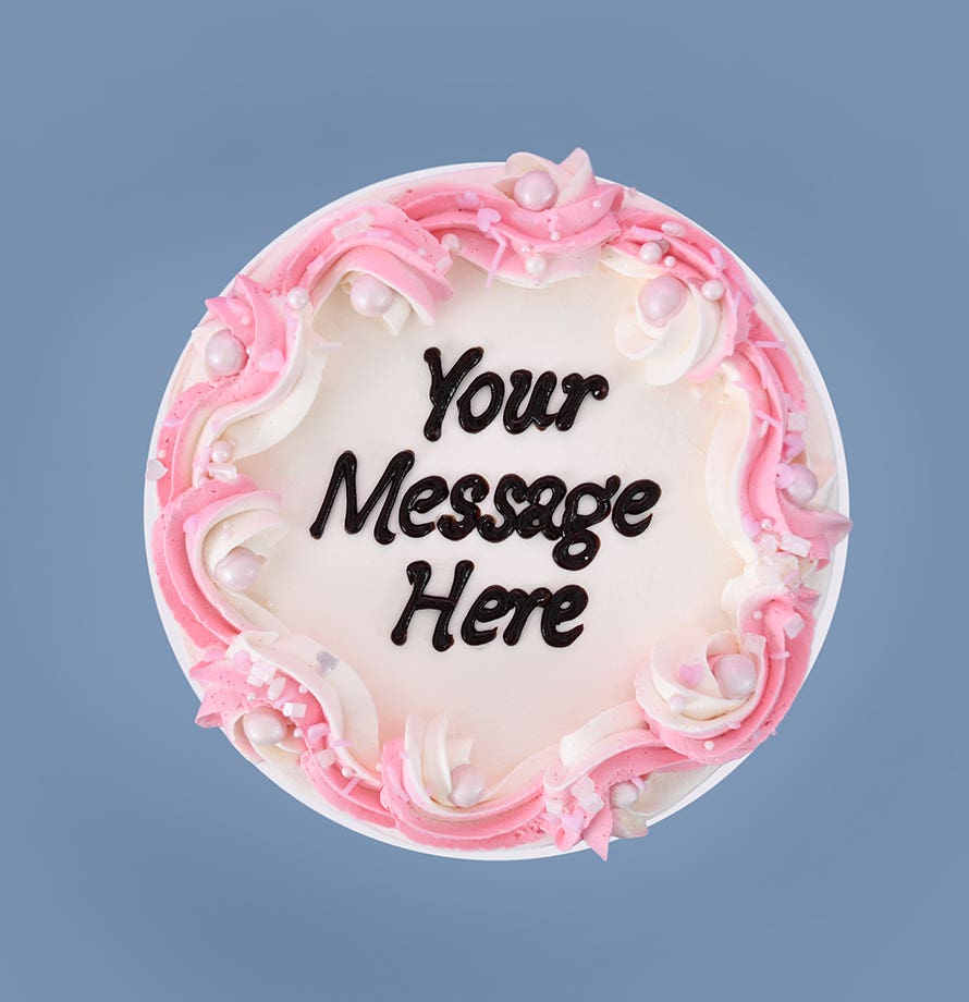 Ombre Pink Pearl Tall Cake