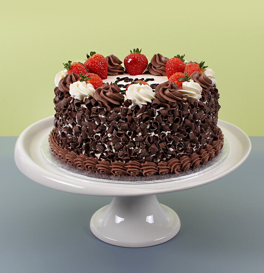 Chocolate Curls and Strawberry