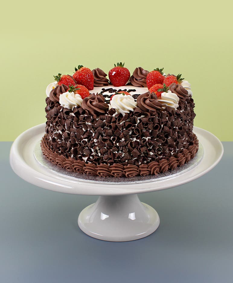 Boucles de chocolat et fraise