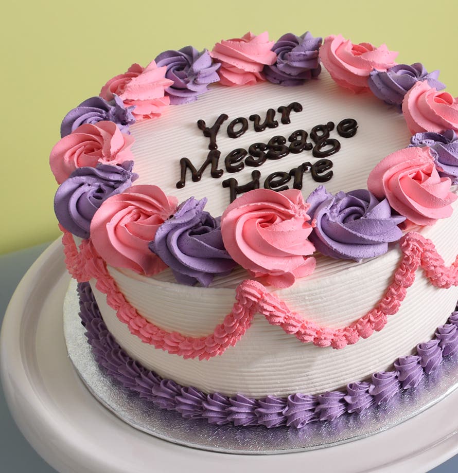 Pink & Purple Rosette