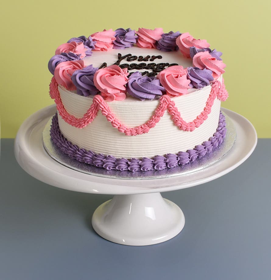 Pink & Purple Rosette