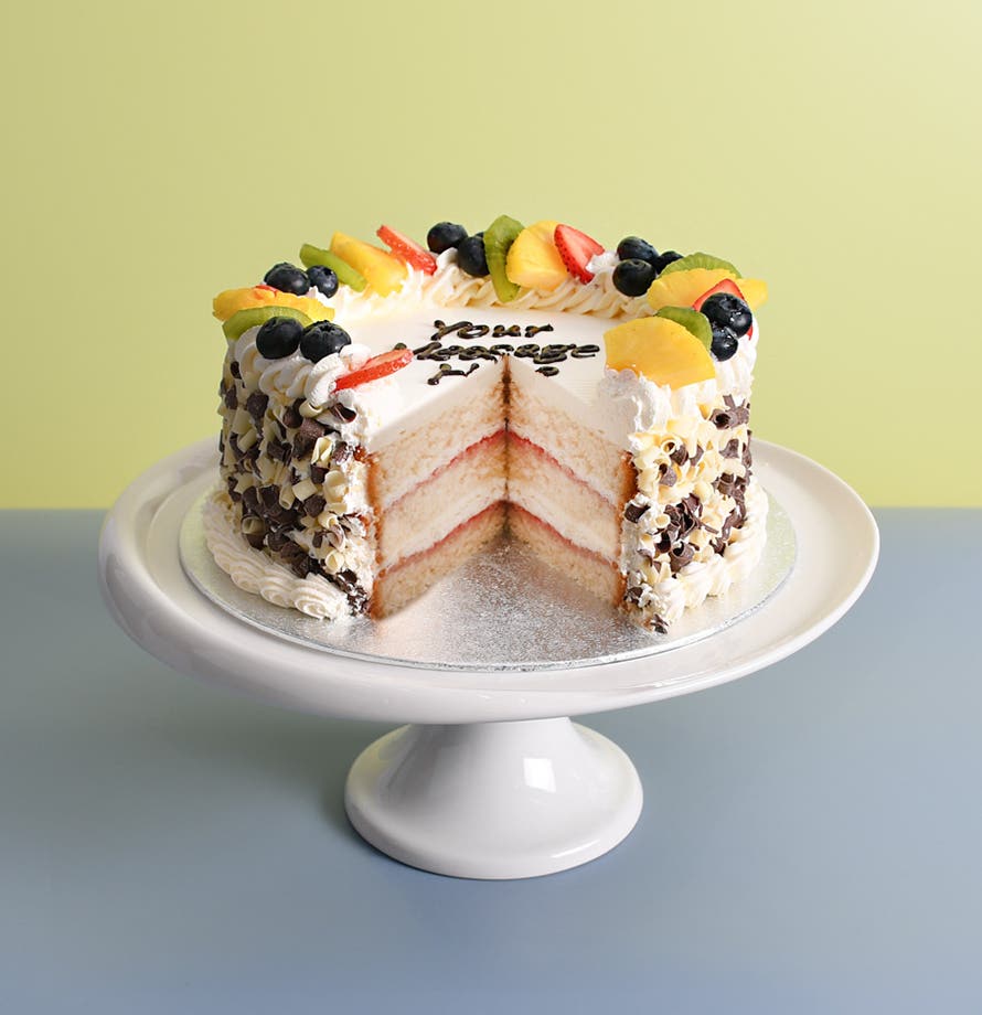 Mixed Fruit & Chocolate Curls