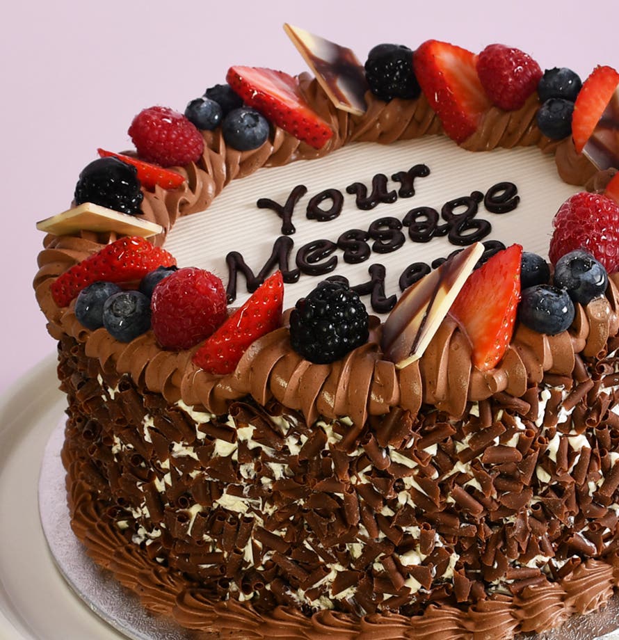 Chocolate Berries Cake