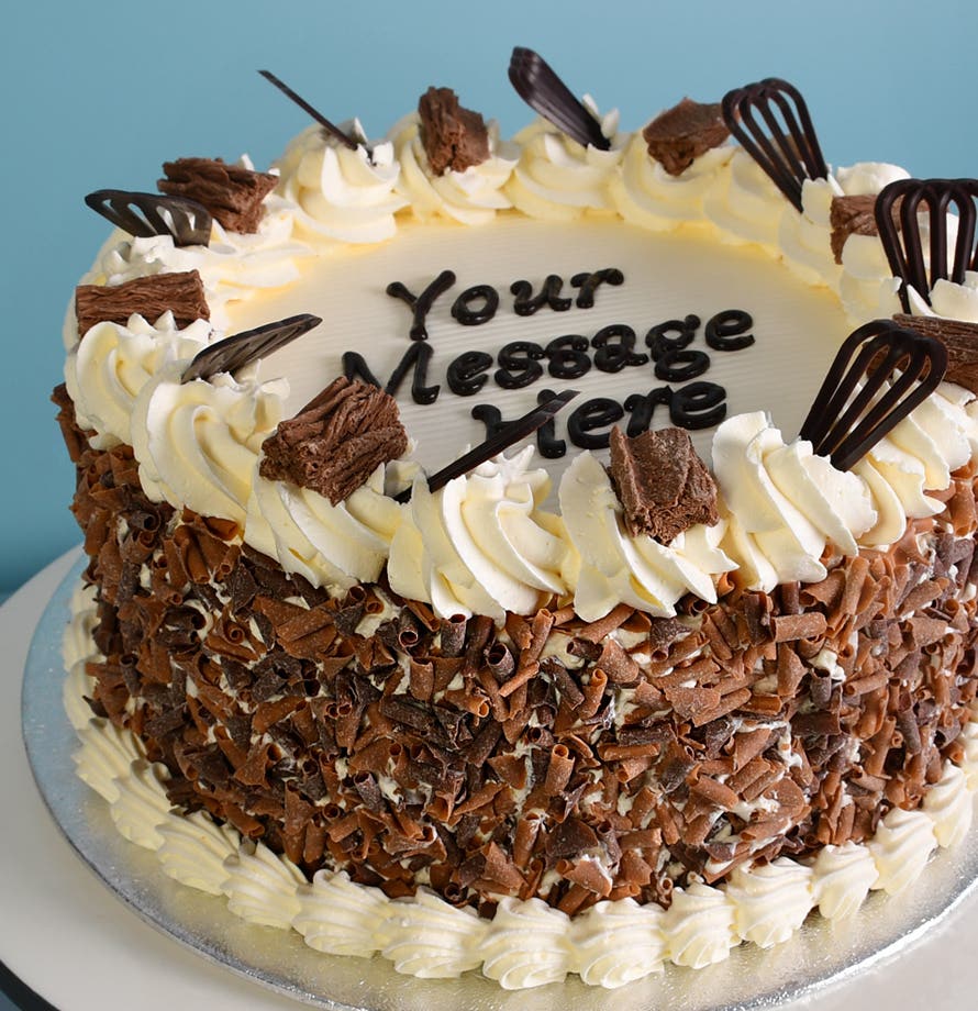 Caramel Cream with Chocolate Flake