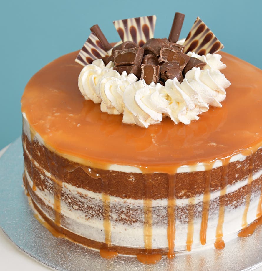 Caramel Drip Chocolate Mountain