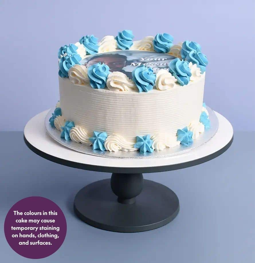 Gâteau photo thème couleur