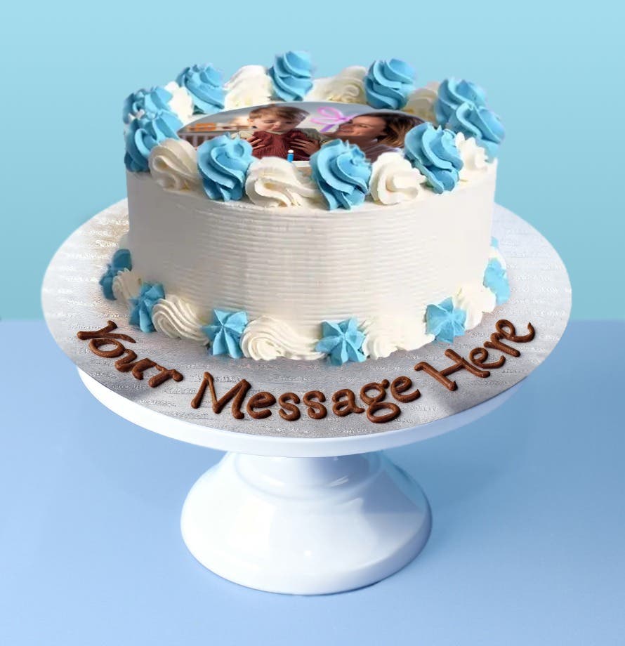 Colour Theme Photo Cake