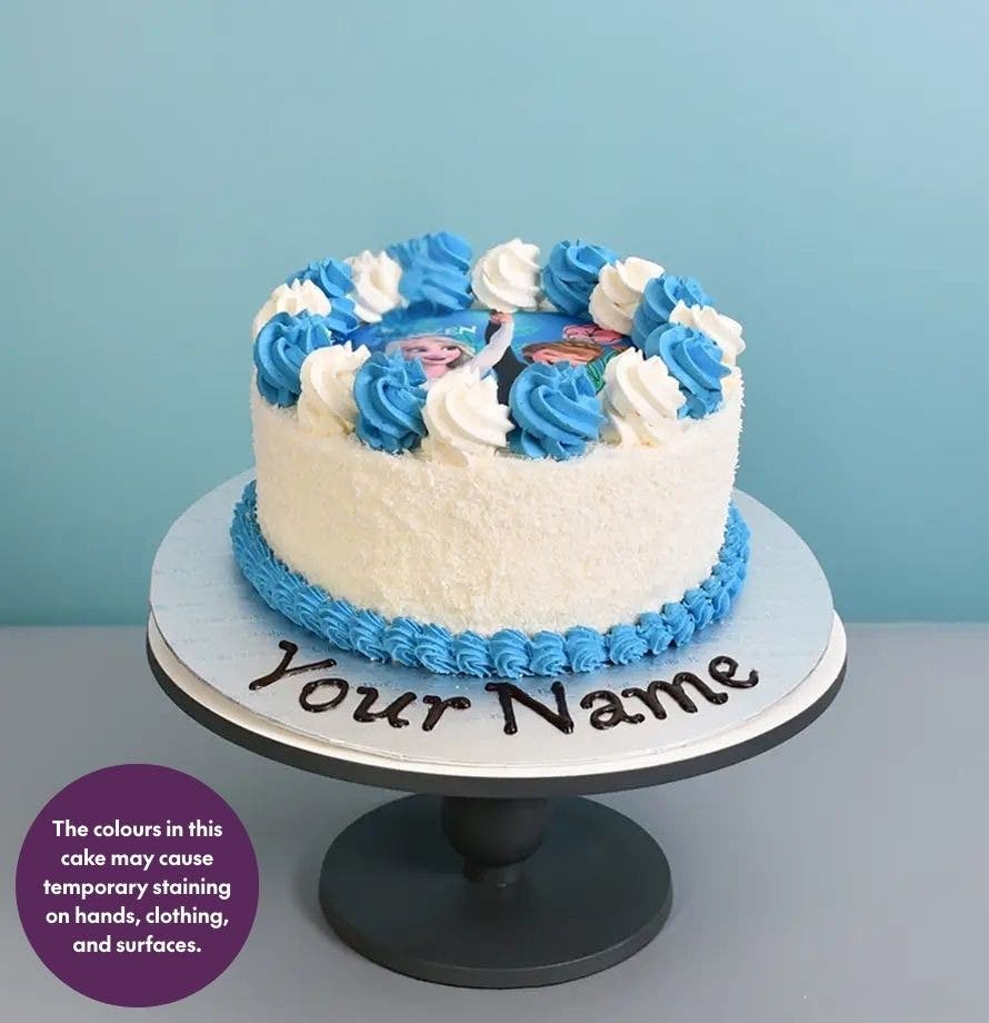 Gâteau La Reine des Neiges pour enfants