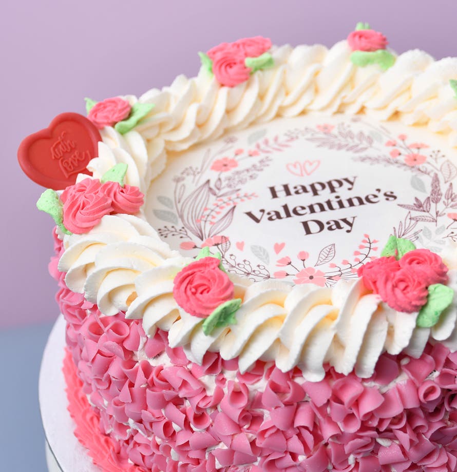 Gâteau Délice Rose Velours