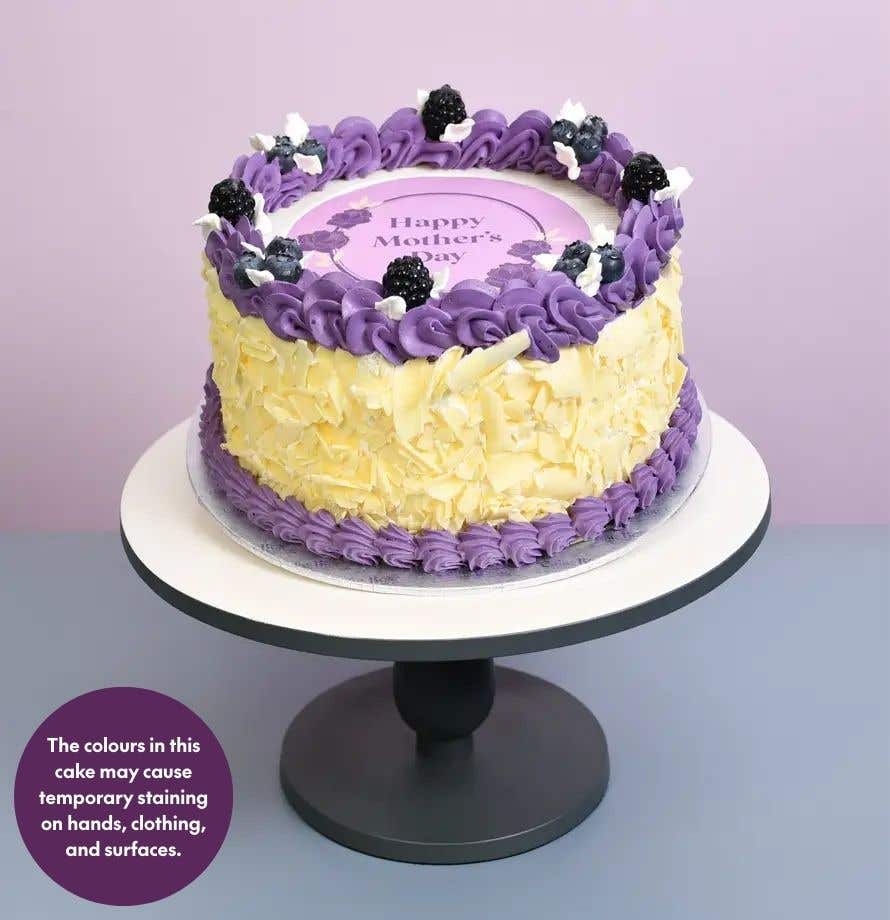 Violet Berry Bliss cake
