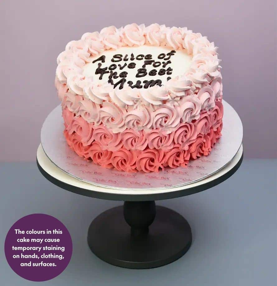 Ombre Rose Bliss Cake