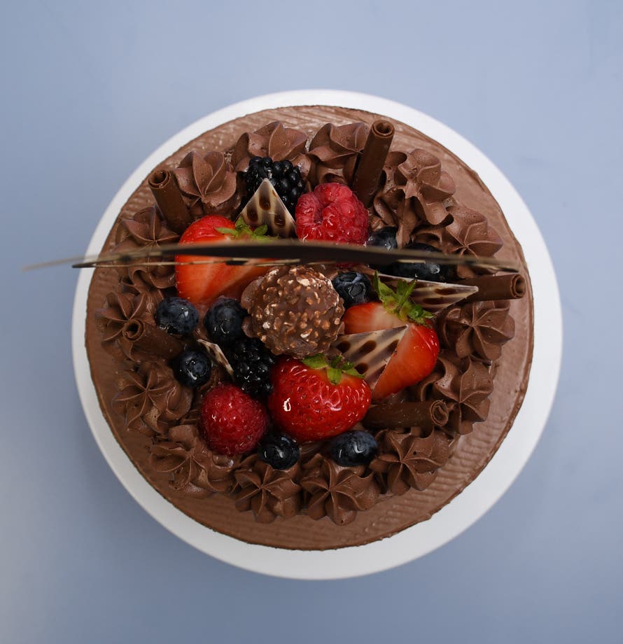 Berry Chocolate Two Tier Graduate Celebration