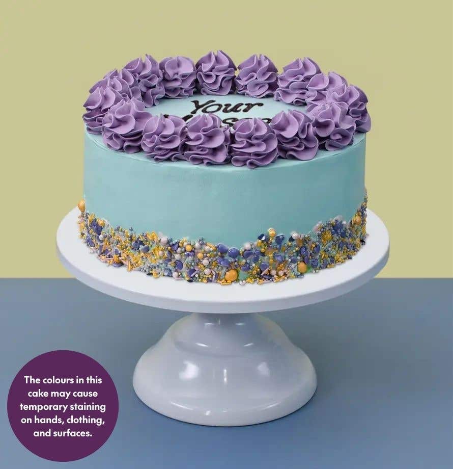 Galaxy Sprinkles Cake