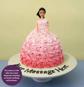 Ombre Pink Gown Doll Cake