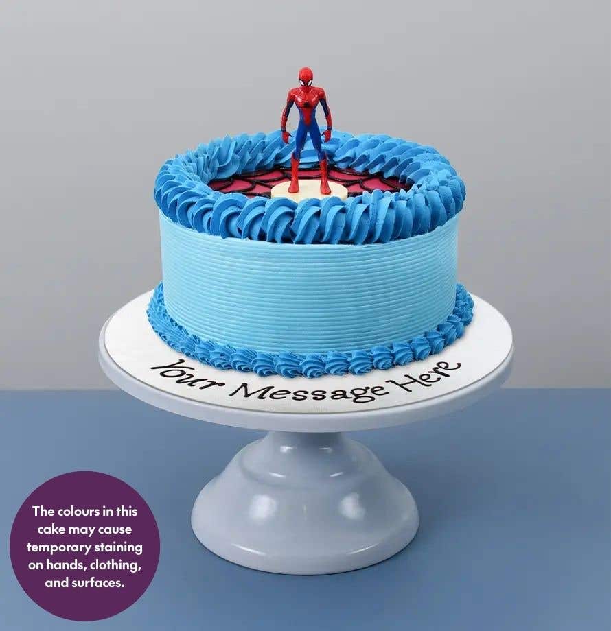 Gâteau sur le thème de Spiderman (Marvel)