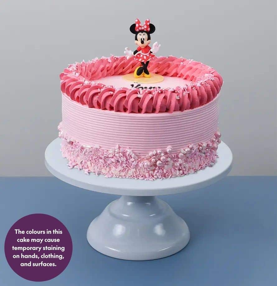 Minnie Mouse Themed Cake