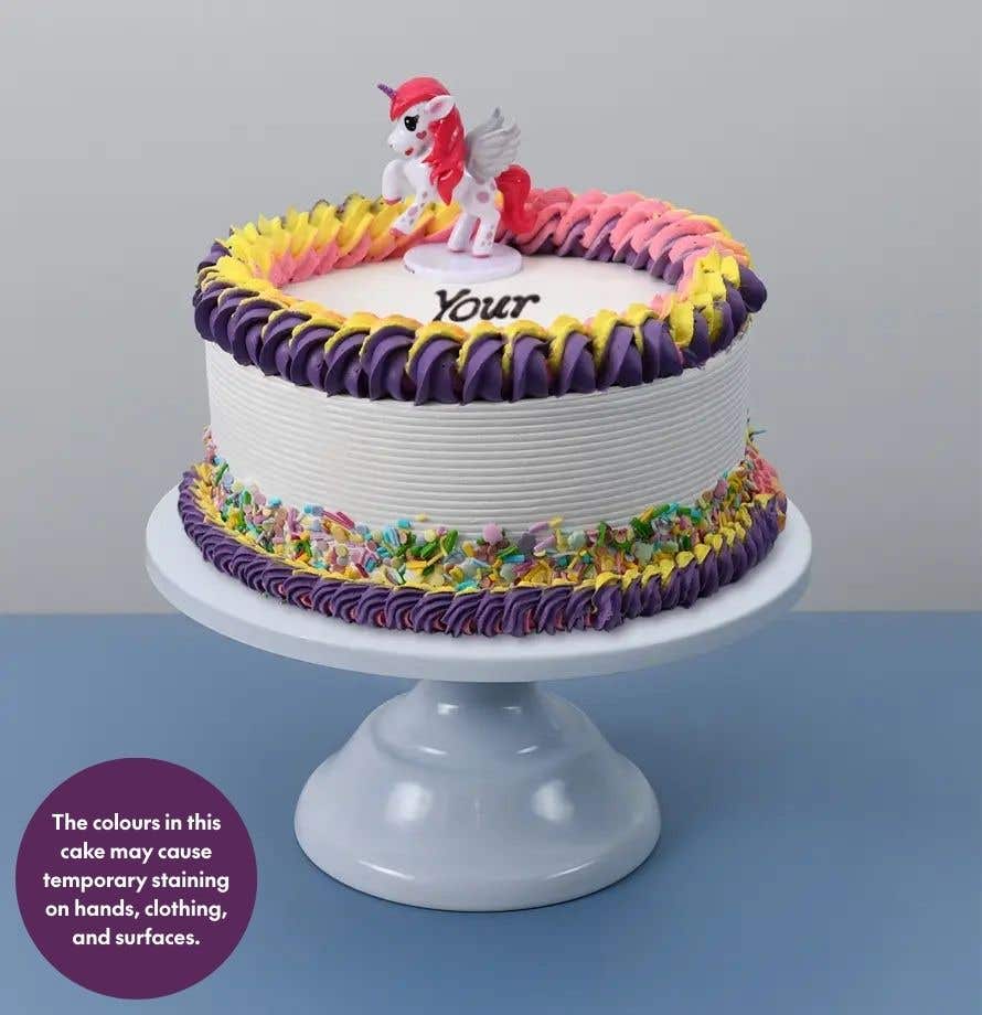 Unicorn Rainbow Themed Cake