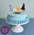 Anna Elsa Frozen Themed Cake