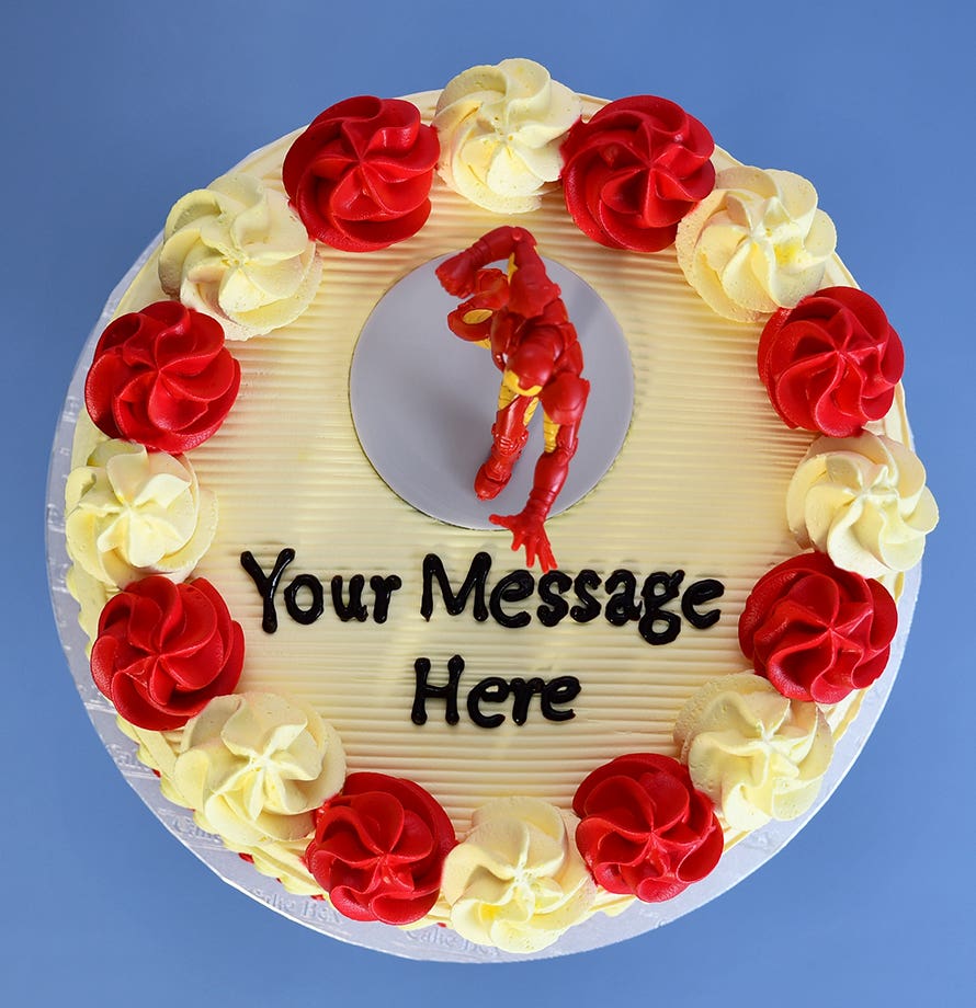 Iron Man Themed Cake