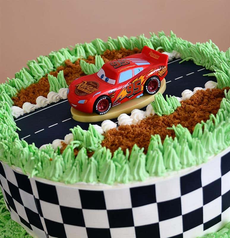 Lightening Mcqueen Themed Cake