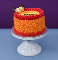 6" Orange Diwali Cake