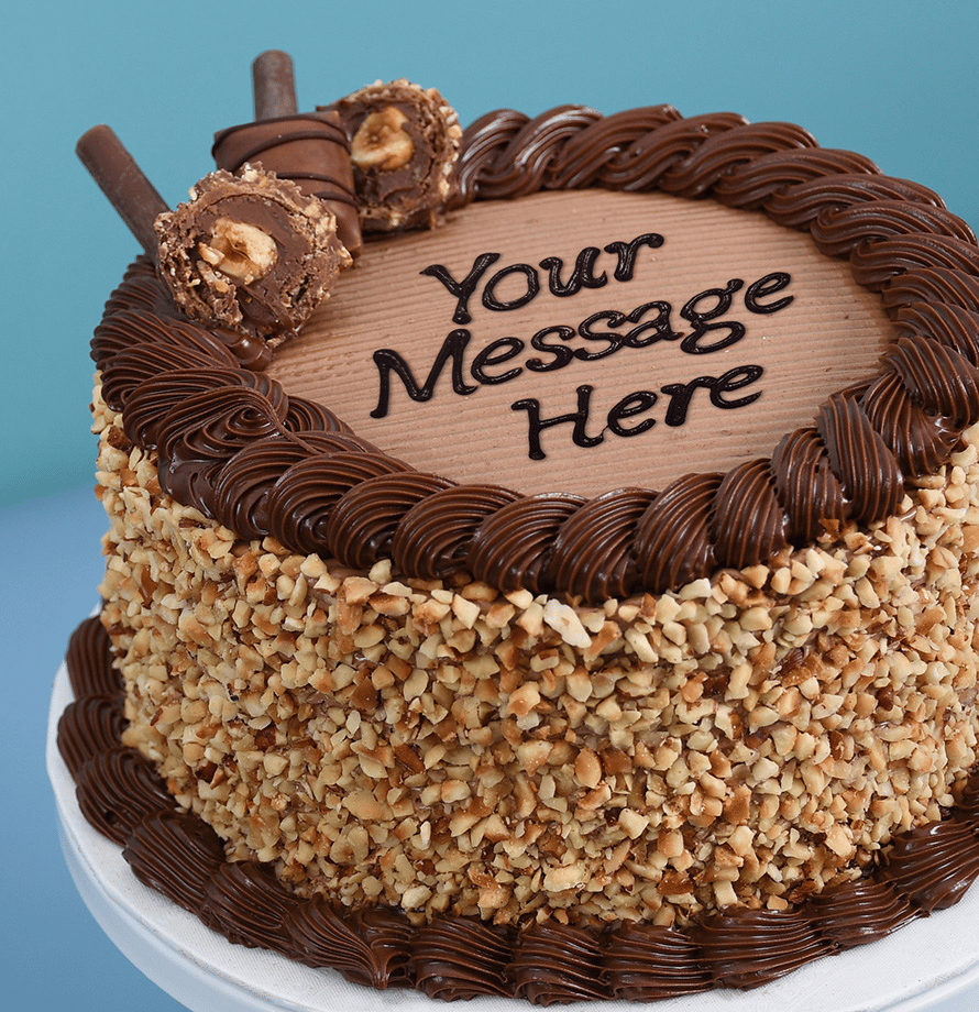 Chocolate Hazelnut Round Cake