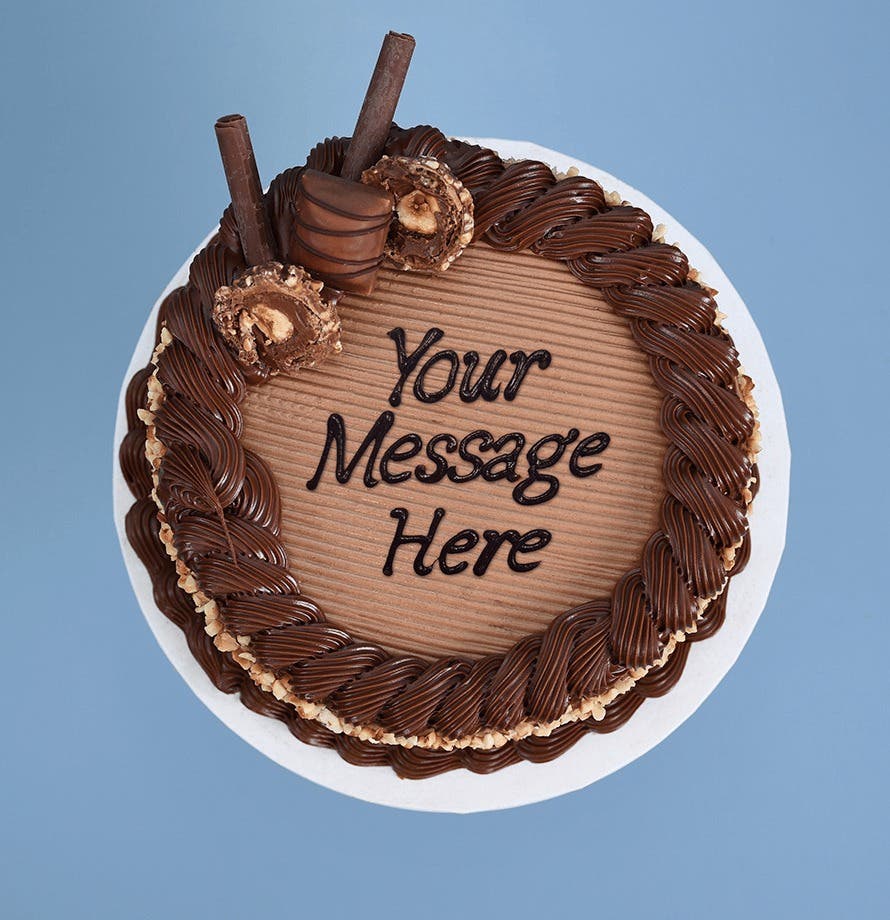 Chocolate Hazelnut Round Cake