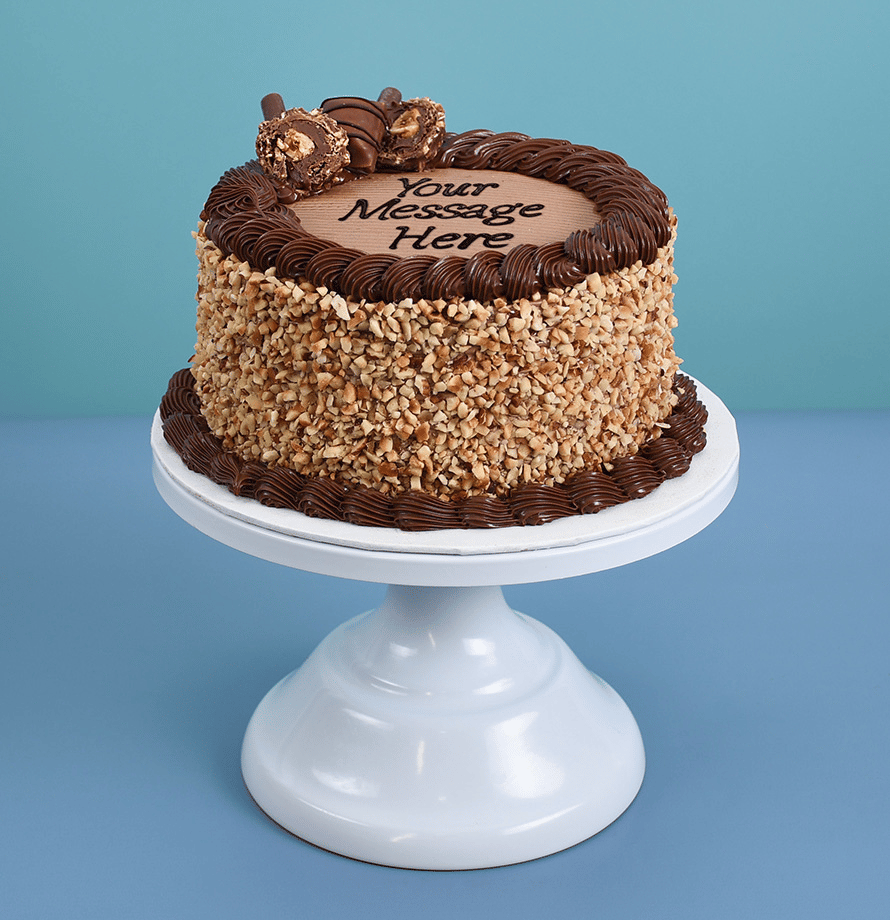 Chocolate Hazelnut Round Cake