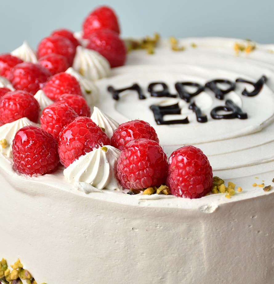 Gâteau Crème Baies et Pistache