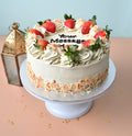 Strawberry Pistachio Cream Cake
