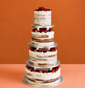 Gâteau de mariage aux fruits rouges