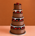 Chocolate Berry Wedding Cake