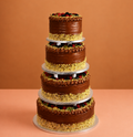 Dubai Chocolate Wedding Cake