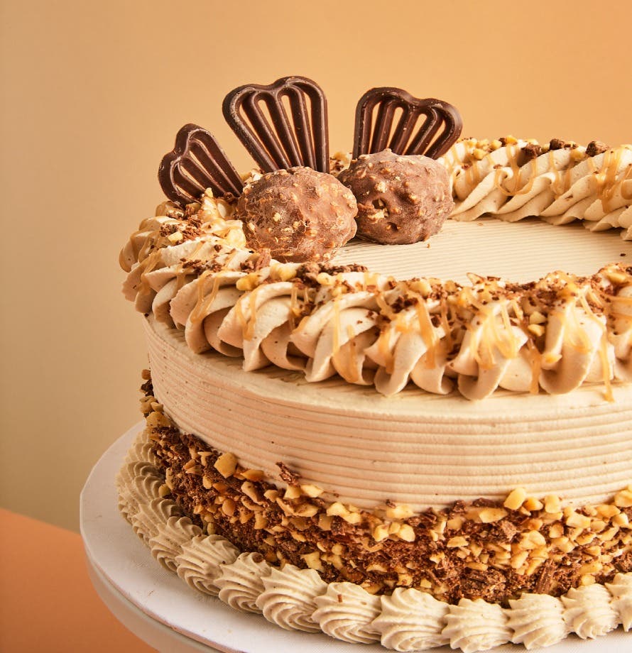 Hazelnut Velvet Tiramisu Cake