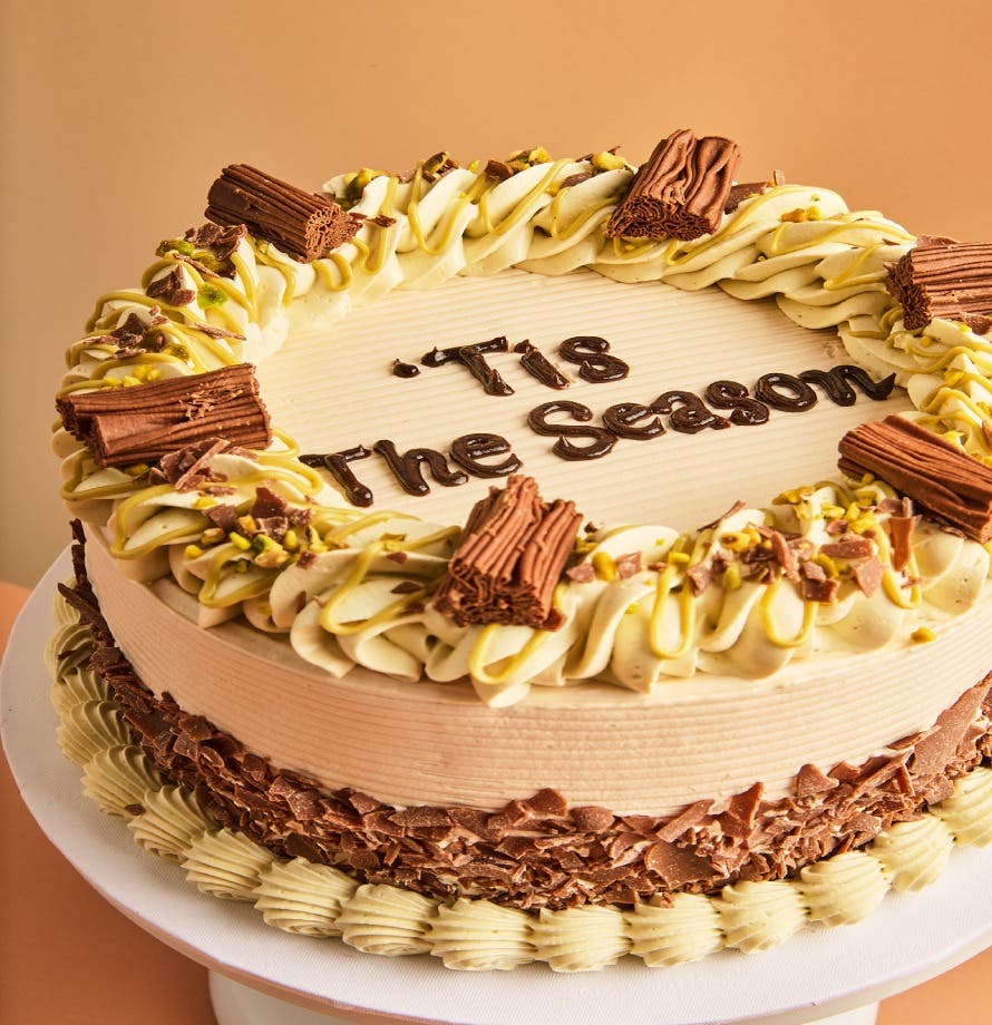 Nutty Pistachio Tiramisu Cake