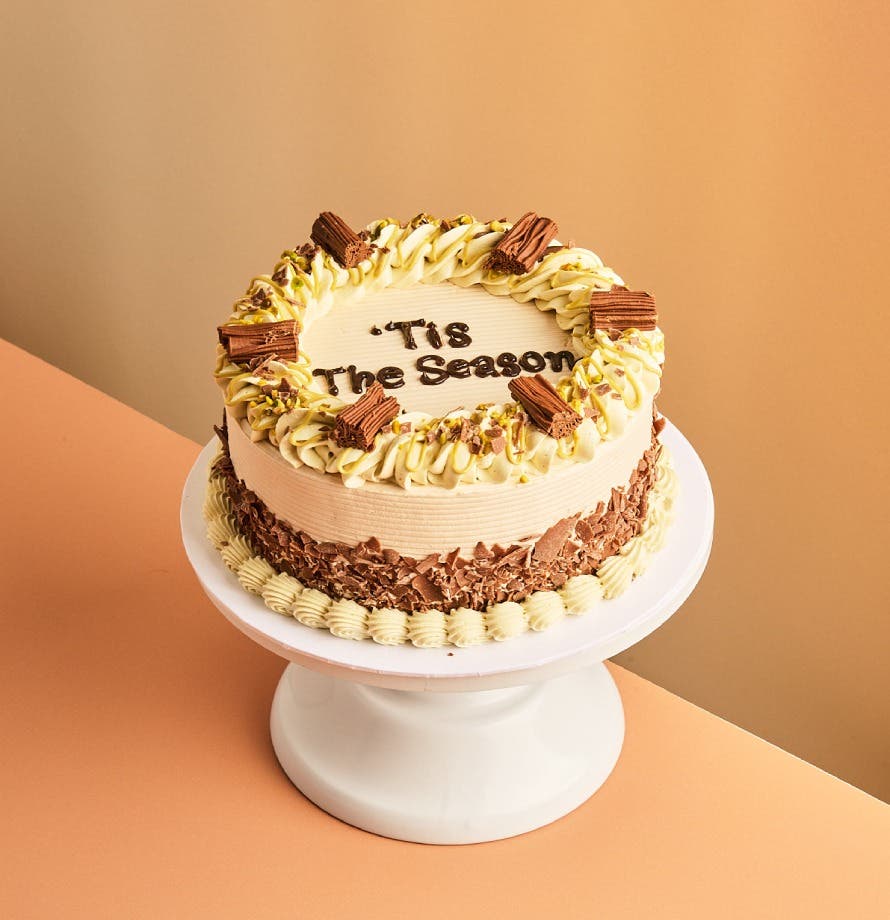 Nutty Pistachio Tiramisu Cake