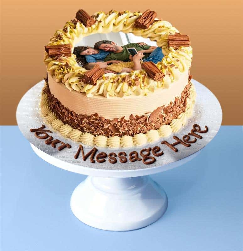 Photo sur gâteau Tiramisu croquant à la pistache