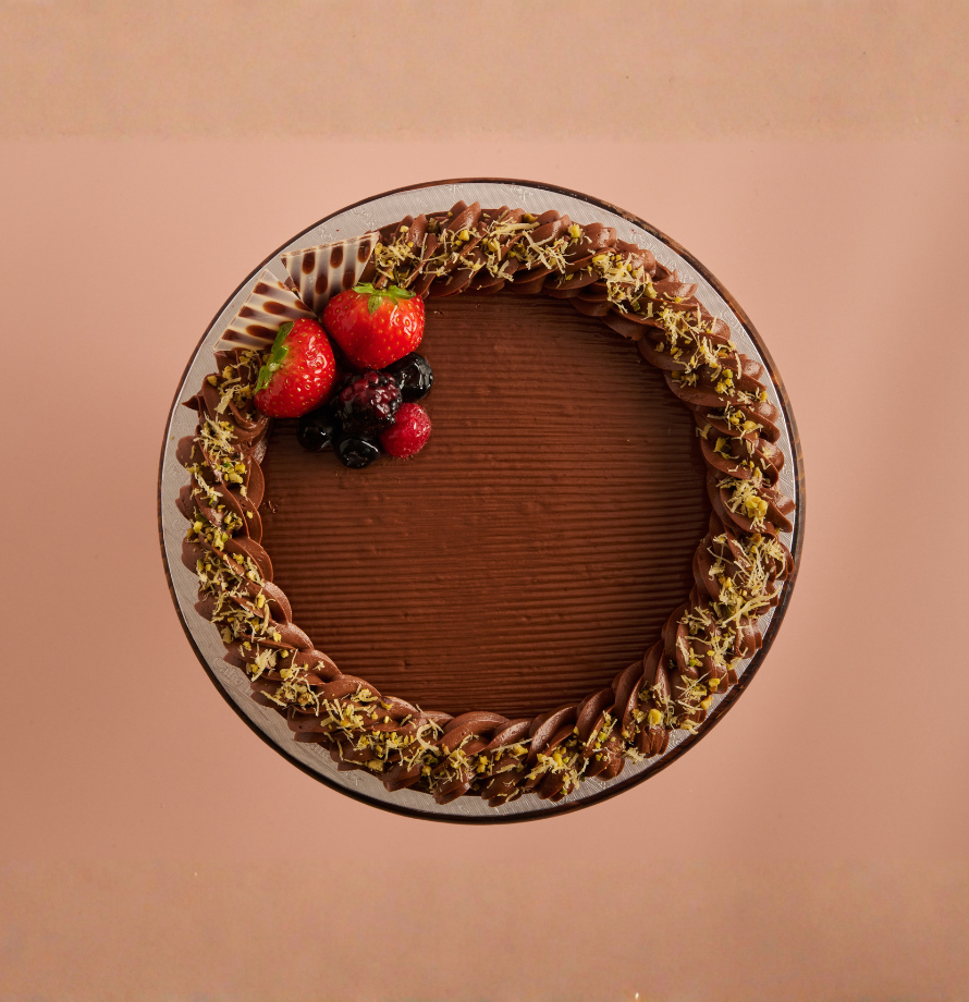 Red Velvet Dubai Chocolate Cake
