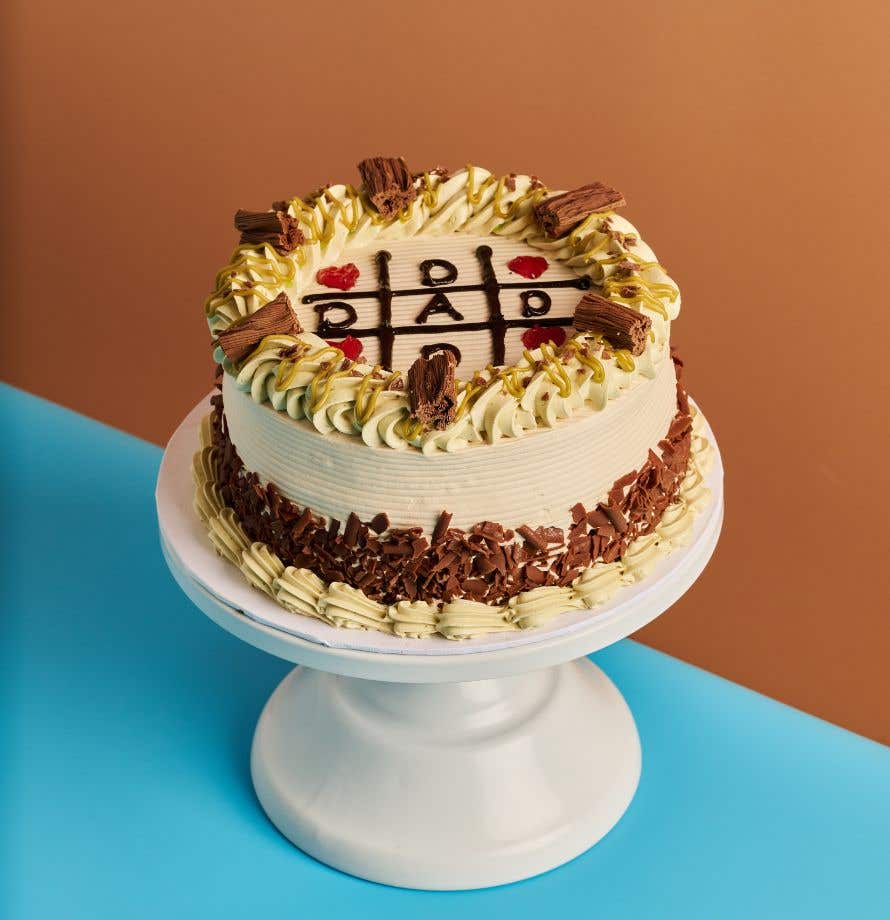 Pistachio Tiramisu Crossword Cake