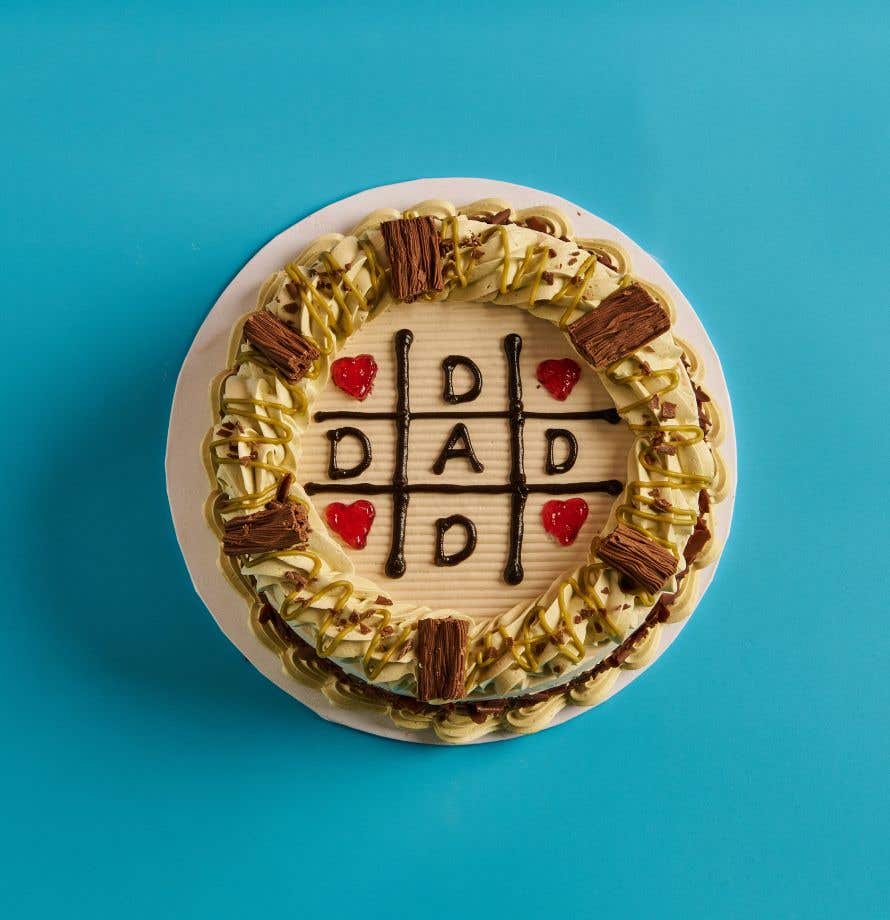Pistachio Tiramisu Crossword Cake