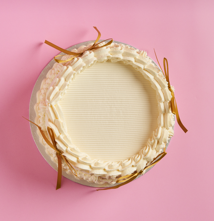 Vintage Gold Bow Cake