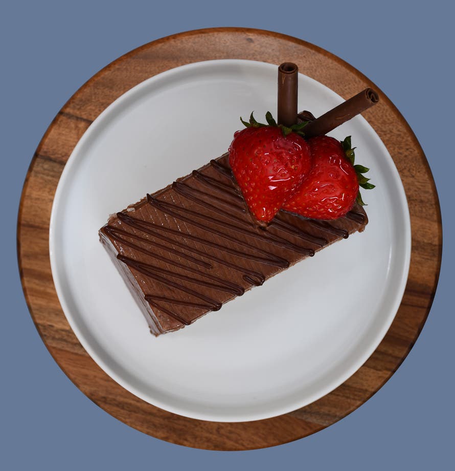 Glazed Strawberry Slice with Nutella®