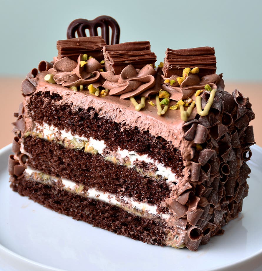 Tranche de chocolat de Dubaï au Nutella®