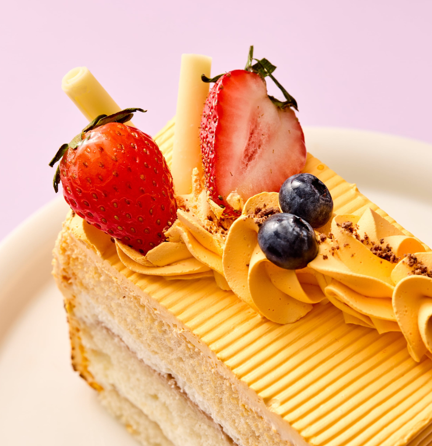 Mango Tiramisu Slice