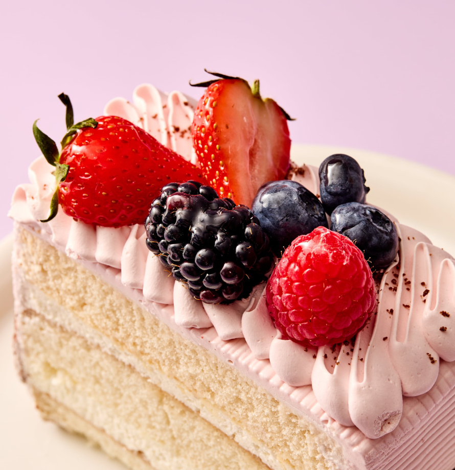Summer Berry Tiramisu Slice