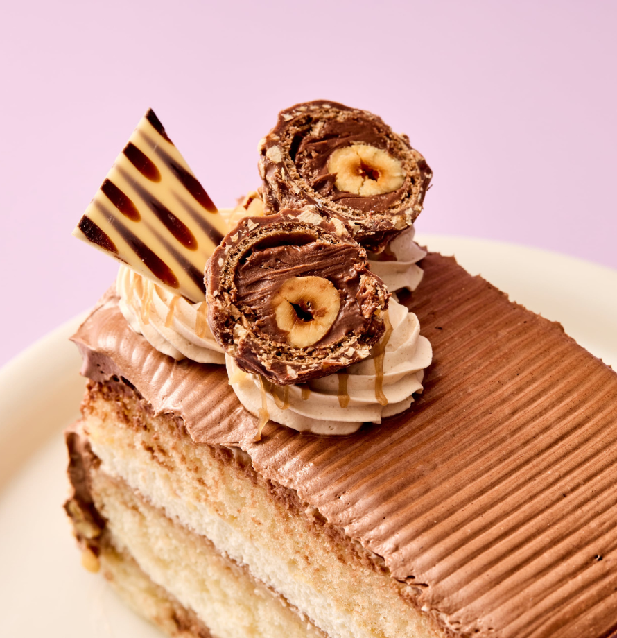 Hazelnut Tiramisu Slice