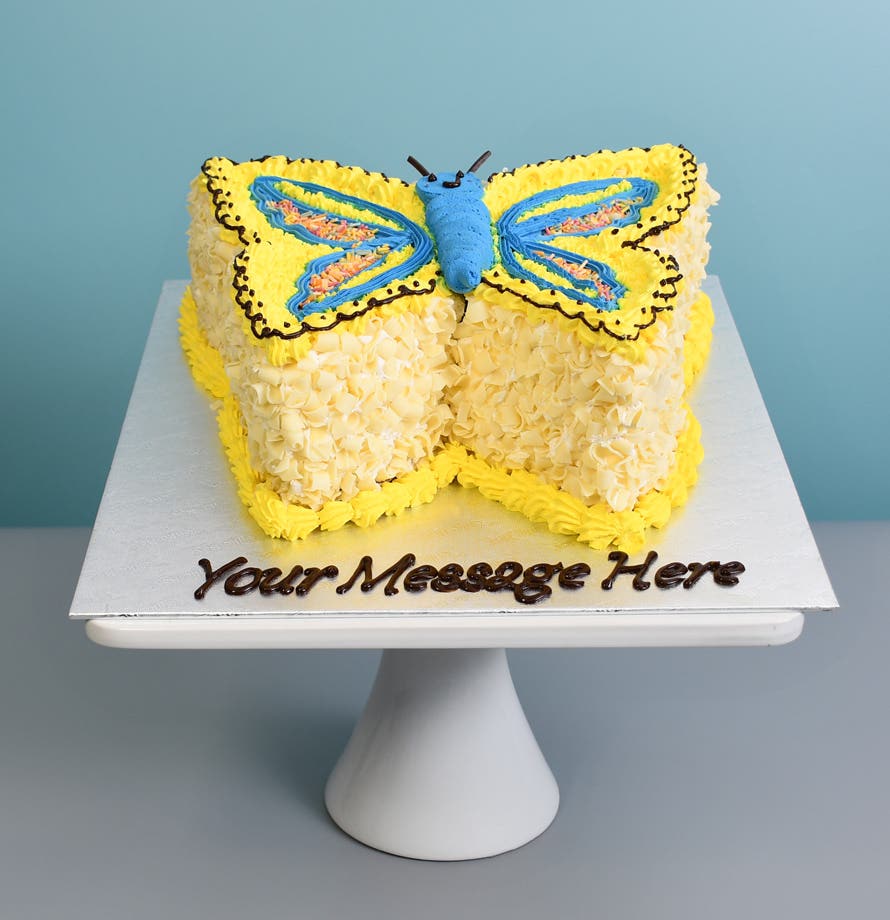 Sunny Sky Butterfly Cake