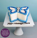 Blue Sky Butterfly Cake